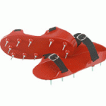 Spijkerzolen rood 3cm scherp met gespsluiting